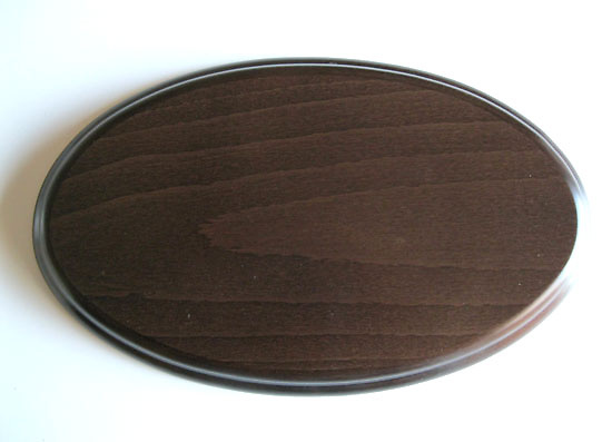 WOODEN BASE Oval 32x20 