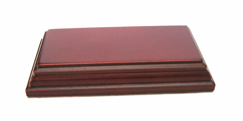 WOODEN BASE Rectangular 10x4 Mahogany 