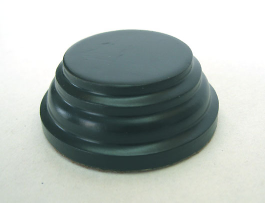 WOODEN BASE Round 3,5cm Black 