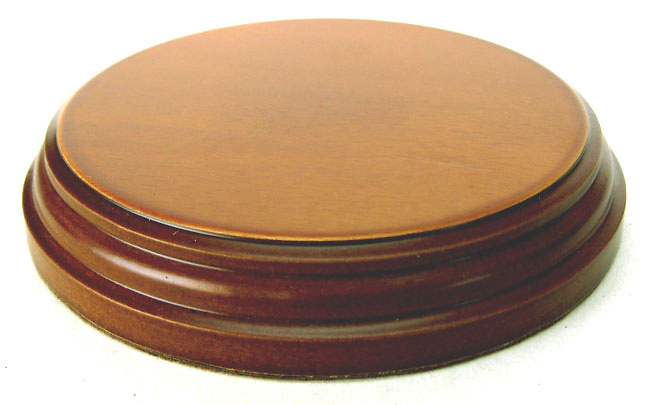 WOODEN BASE Round 6,5CM Hazel 