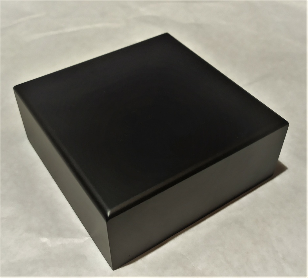 WOODEN BASE SQUARED 16X16 Black 