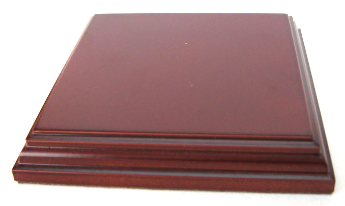 WOODEN BASE Square 10x10 Mahogany 