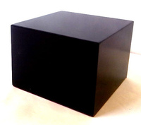 WOOD BASE BLOCK 7x7 Black