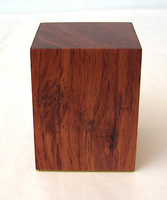 WOODEN BASE BLOCK 4x4 Bubinga