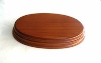 WOODEN BASE Oval 17x11 Hazel