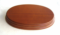 WOODEN BASE Oval 20x14 Hazel