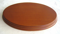 WOODEN BASE Oval 26x18 Hazel