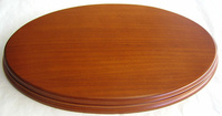 WOODEN BASE Oval 32x20 Hazel