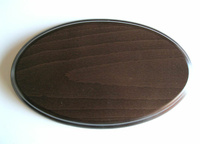 WOODEN BASE Oval 46x23