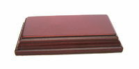 WOODEN BASE Rectangular 10x4 Mahogany