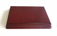 WOODEN BASE Rectangular 17x12 Mahogany