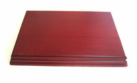 WOODEN BASE Rectangular 22x15 Mahogany