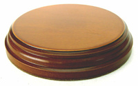 WOODEN BASE Round 10cm Hazel