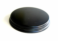 WOODEN BASE Round 15cm Black