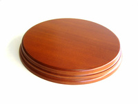 WOODEN BASE Round 15cm Hazel