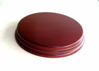 WOODEN BASE Round 15cm Mahogany