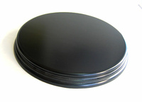 WOODEN BASE Round 18cm Black