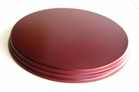 WOODEN BASE Round 20cm Mahogany