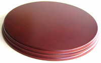 WOODEN BASE Round 24cm Mahogany