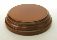 WOODEN BASE Round 4,5cm Hazel