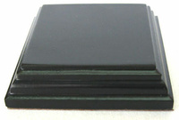 WOODEN BASE SQUARED 8X8 BLACK