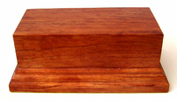 WOODEN BASE STAND Rectangular 12x6 Bubinga