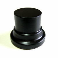 WOODEN BASE STAND Round 3,5cm Black