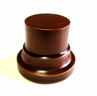 WOODEN BASE STAND Round 3,5cm Hazel