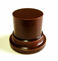 WOODEN BASE STAND Round 4,5cm Hazel