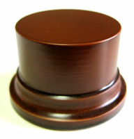 WOODEN BASE STAND Round 8cm Hazel