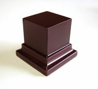 WOODEN BASE STAND Square 4x4 Mahogany