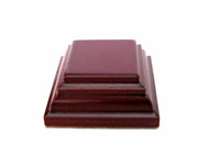 WOODEN BASE Square 3x3 Mahogany