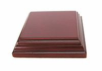 WOODEN BASE Square 4x4 Mahogany