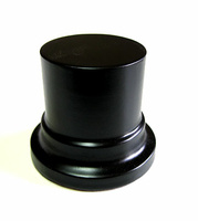 WOODEN BASES STAND Round 4,5cm Black