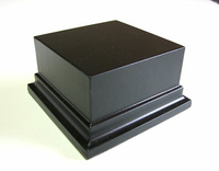 PEANA PEDESTAL Cuadrada 8x8 Negro